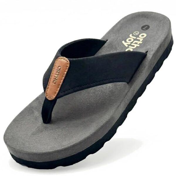 ORTHO JOY – Men's Orthopedic Flip Flops with Massaging Insole | Comfortable Rehabilitation Sandals
